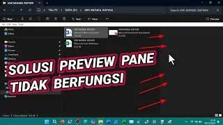 Preview Pane Not Working in Windows 11 File Explorer Solution