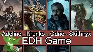 Adeline vs Krenko vs Odric vs Skithiryx EDH / CMDR game play for Magic: The Gathering