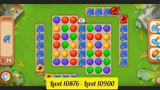 Gardenscapes ( Level 10876 - Level 10900 ) - All Puzzles - Gameplay PART - 485