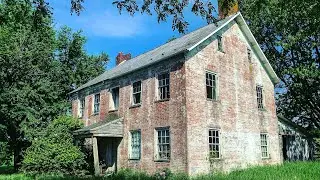 Beautiful Abandoned PINK Manor w/ Car Left & Filled Tenant House