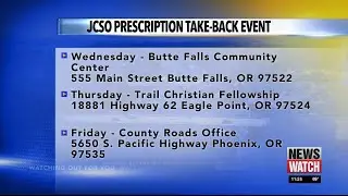 JCSO hosting Medication Take-Back Event