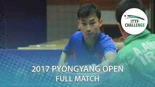 2017 Pyongyang Open: PAK Sin Hyok vs RO Hyon Song (1/4)