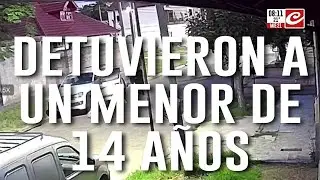 Tremendo robo piraña termina con adolescente de catorce años detenido