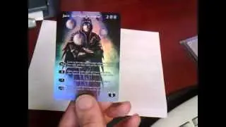 Mysterious Jace, the Mind Sculptor foiled with foil isolation