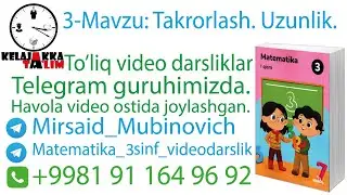 3-Mavzu: Takrorlash  Uzunlik.