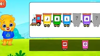  Kids train letters game | ABC Game alphabet 😄