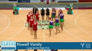 Howell Varsity Pom High Kick 2023