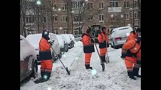 Как организовать уборку и вывоз снега из своего двора. #паршина31_1 #хорошевомневники #собянин