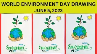 World Environment Day drawing | Save Environment | World Environment Day June 5, 2023 | Art Drawing