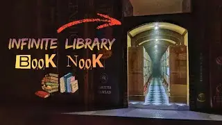 How I made an infinite library book nook 📚