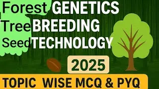 #Forestgenetics #Tree breeding, #Seedtechnology and #BiotechnologyApplication Topic wise #MCQ #pyq