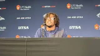 UTSA OLB Shad Banks Postgame Interview 43-36 loss to Texas State 9.6.25