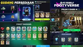 CLAIM ALL FREE PRIZES FOOTYVERSE EVENT STOCK WAREHOUSE & GACHA MARKET PICK TOKEN FC MOBILE 26