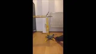 LEGO MOC - First Test for the fast erecting crane