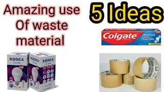 How to Reuse waste Empty boxes || waste Material craft ideas