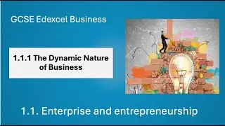 GCSE Edexcel Business: The Dynamic Nature of Business