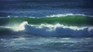 The raging ocean - Бушующий океан.