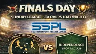 SSPL SUNDAY LEAGUE 30 OVERS FINAL | FYZABAD ELITE vs INDEPENDENCE SPORTS CLUB