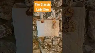 Lady Dior Beige in color | The Handbag Lady #trendingshorts #luxury #vintage #handbag #dior