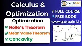 Concavity, Rolle&rsquo;s Theorem & Mean Value Theorem | Complete Basics | Calculus & Opt | L14