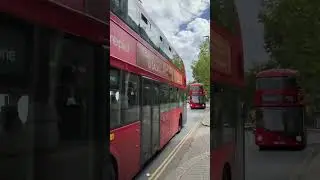 Go-Ahead Bus 453&12 arrive at Lambeth North Station