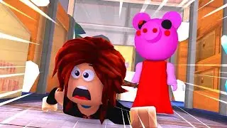 COELHA FICOU SOZINHA COM A PIGGY NO ROBLOX ! (era meu namorado!)