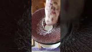 Manual Grinding: Making Sweet Potato Paste at Home