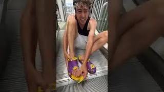 IL PIEDE DI ANTO SI &Egrave; INCASTRATO? 😱 (scale mobili)
