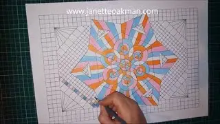 Geometric Art with Artist Janette Oakman 6 Symmetric / Geometry / Mandala
