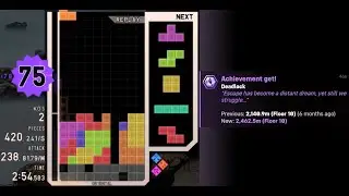 Top 10 in Deadlock (No Hold + Messier + Double Hole) - 2462.5m | TETR.IO Quick Play 2
