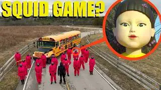 if you ever see the Squid Game School Bus, Drive Away Fast!! (They will force you to play)