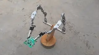 How to make Soldering Helping Stand at Home || DIY PCB Holder Stand