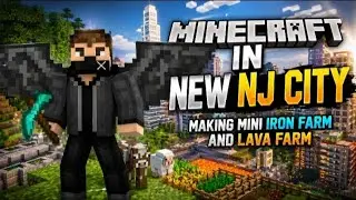Minecraft in new clark city making mini iron and lava farm