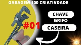 🇧🇷 Projeto parte #01 fabricação Chave Grifo caseira como fazer (homemade tap wrench)