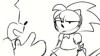 Sonic and Amy|| On Model||