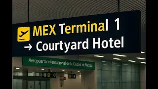 How to Get from Mexico City Airport Terminal 1 to the Courtyard Hotel (Step-by-Step)