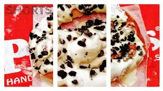 #Shorts | 🥨WHITE CHOCOLATE covered PRETZELS & Oreo Chunks. London Street Food | #TheStreetFoodie