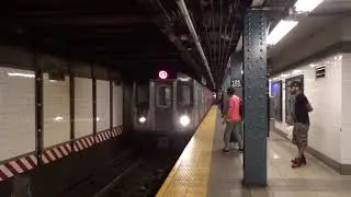 NYC Subway: Brooklyn bound R142 2 Train (via Lex) entering 125 St/Lexington Av