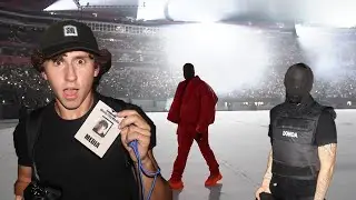 SNEAKING INTO THE DONDA LISTENING PARTY AT SOLDIER FIELD (FAKE MEDIA PASSES)