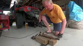 Banging The rrr out of u joint - so I can remove it