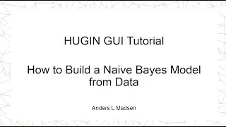 Build Naive Bayes Model from Data