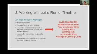 Working without a Plan or a Timeline &ndash; a True Detriment to an Inherited Home