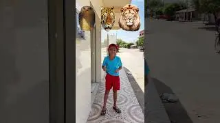 он превратился в льва😃😧🦁 #смешно #комедия #юмор