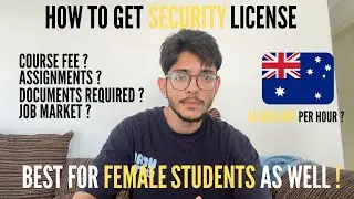 HOW TO GET SECURITY LICENSE IN AUSTRALIA | REQUIREMENTS | JOBS IN AUSTRALIA