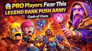 👉 😱 PRO Players Fear This Legend Rank Push Army | Clash of Clans @daddyjicoc 