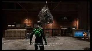 Spiderman PS4 Demon Base gameplay