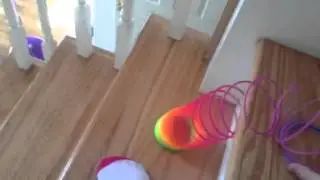 Slinky down stairs