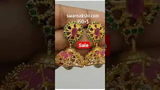 One Gram Gold Jhumkas