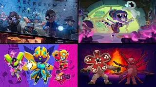 ALL NEW BRAWL STARS SKINS VOICELINES & MENU MUSIC THEMES! 🔥 Stranger Things, Mecha & More! 👀