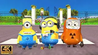 Minion Rush Jelly Jar Minion Hazmat Minion and DJ Minion at Special Mission From France with Love
